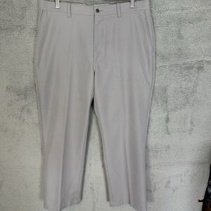 S Callaway Golf Pants Mens 36x29‎ Grey Straight Flat Front Performance Golf